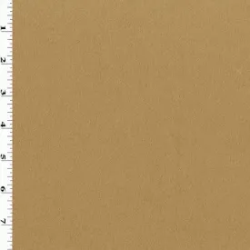 1 1/2 YD PC-Tanned Beige Melton Wool Twill Jacketing Fabric