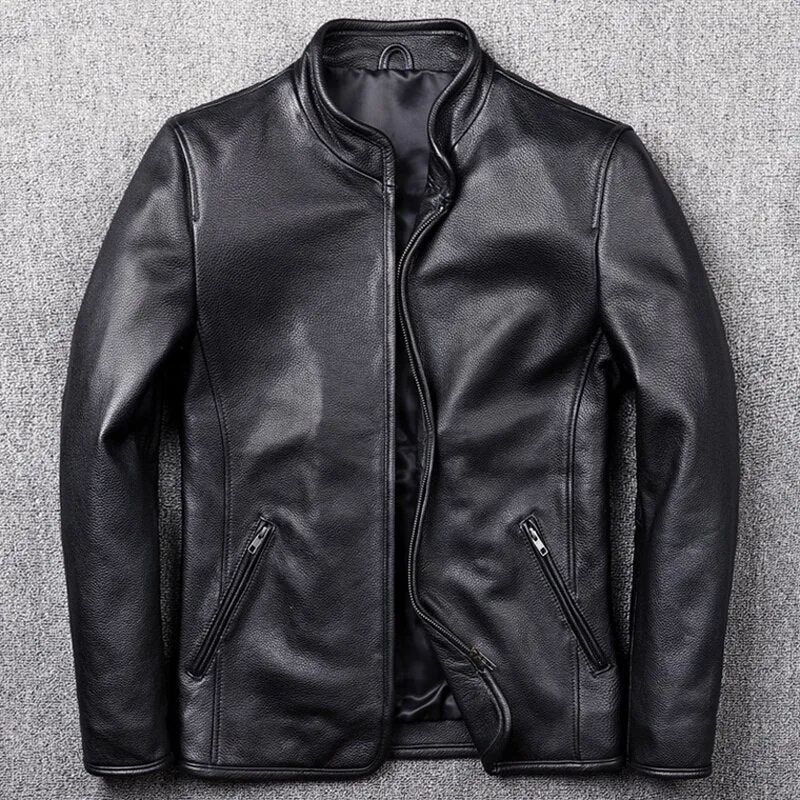 100% Genuine Leather Air Force Flight Men Coat Winter Thick Cowhide