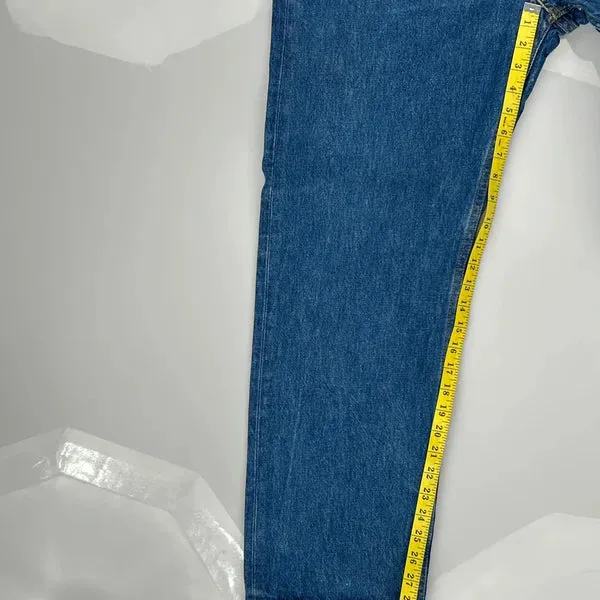 501 Levis Jeans - 36W 29L Blue Cotton