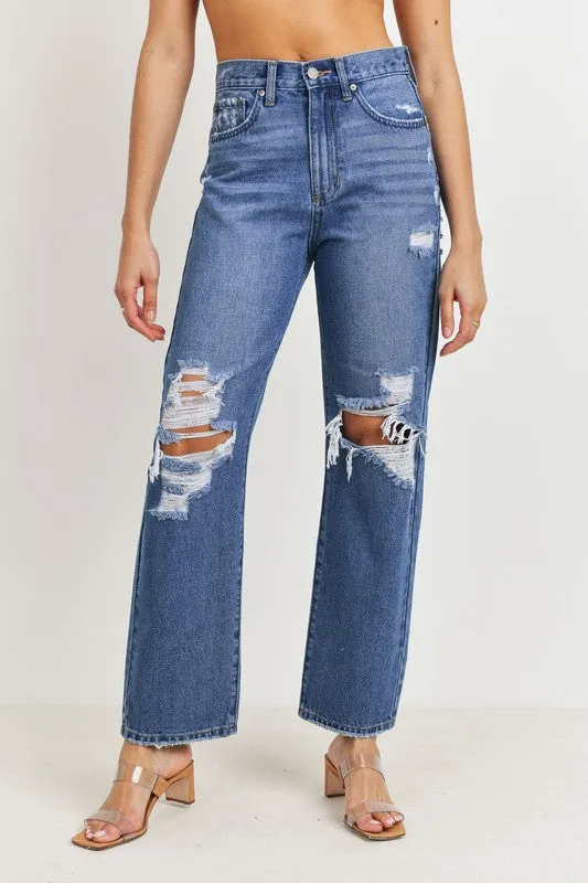 Abilene HIGH RISE DAD JEANS