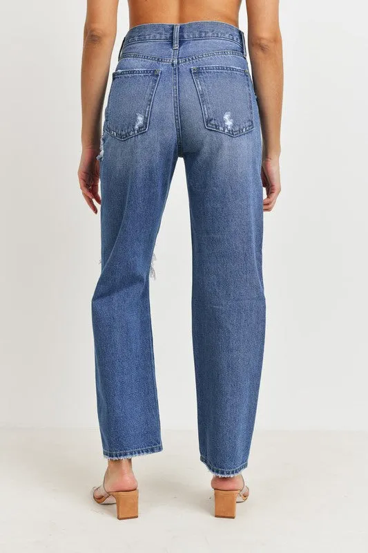 Abilene HIGH RISE DAD JEANS