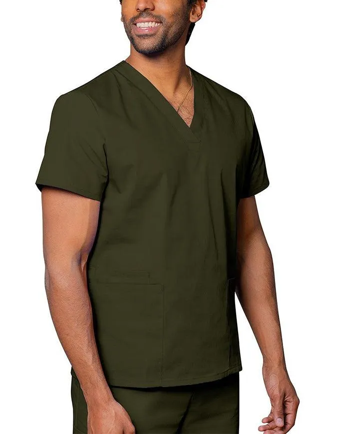 Adar Unisex V-neck Basic Scrub Set