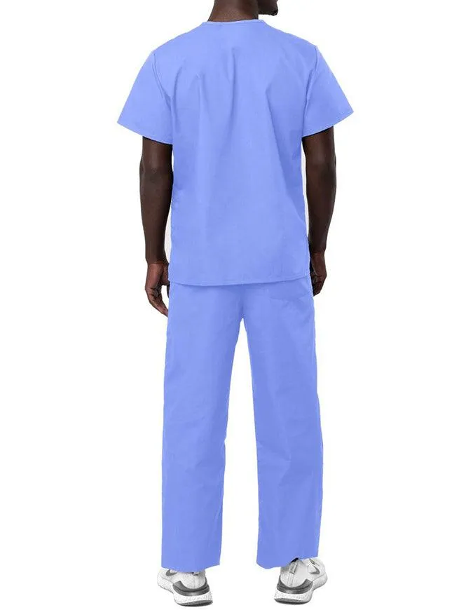 Adar Unisex V-neck Basic Scrub Set