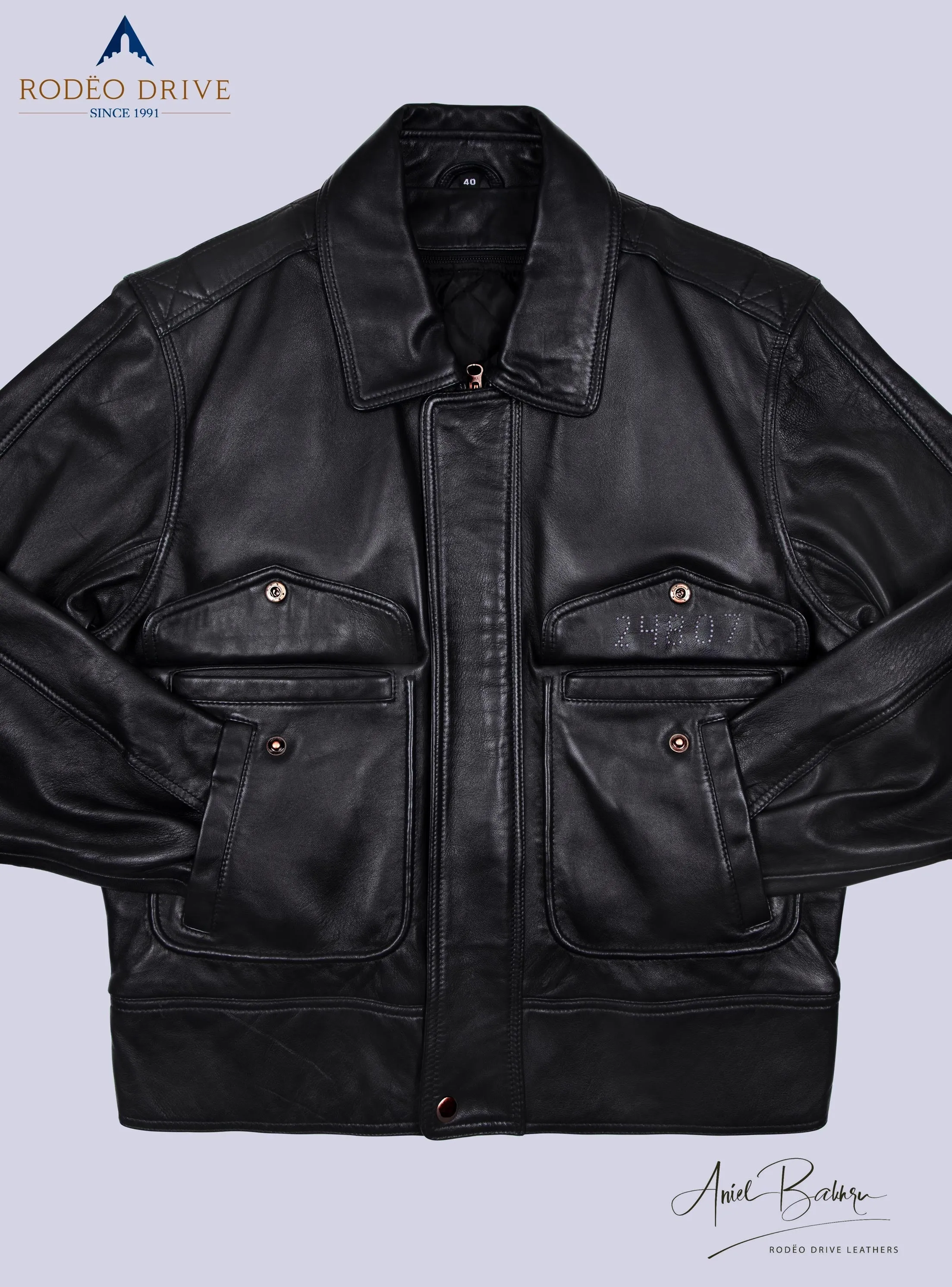 AIR WISCONSIN UNIFORM LEATHER JACKETS MEN