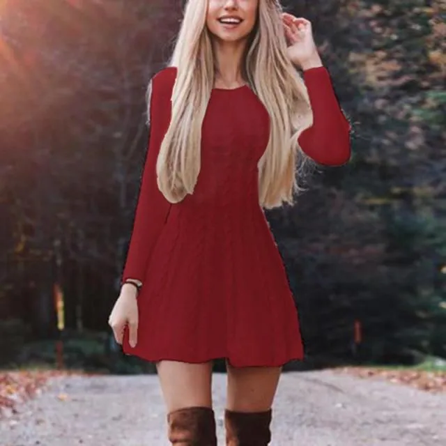 Angel Knit Sweater Dress