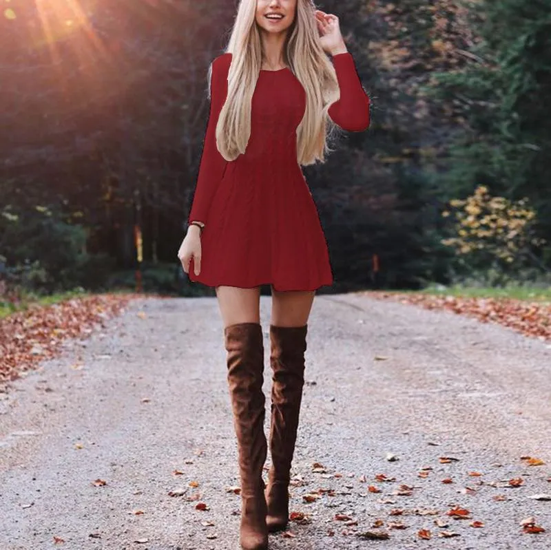 Angel Knit Sweater Dress