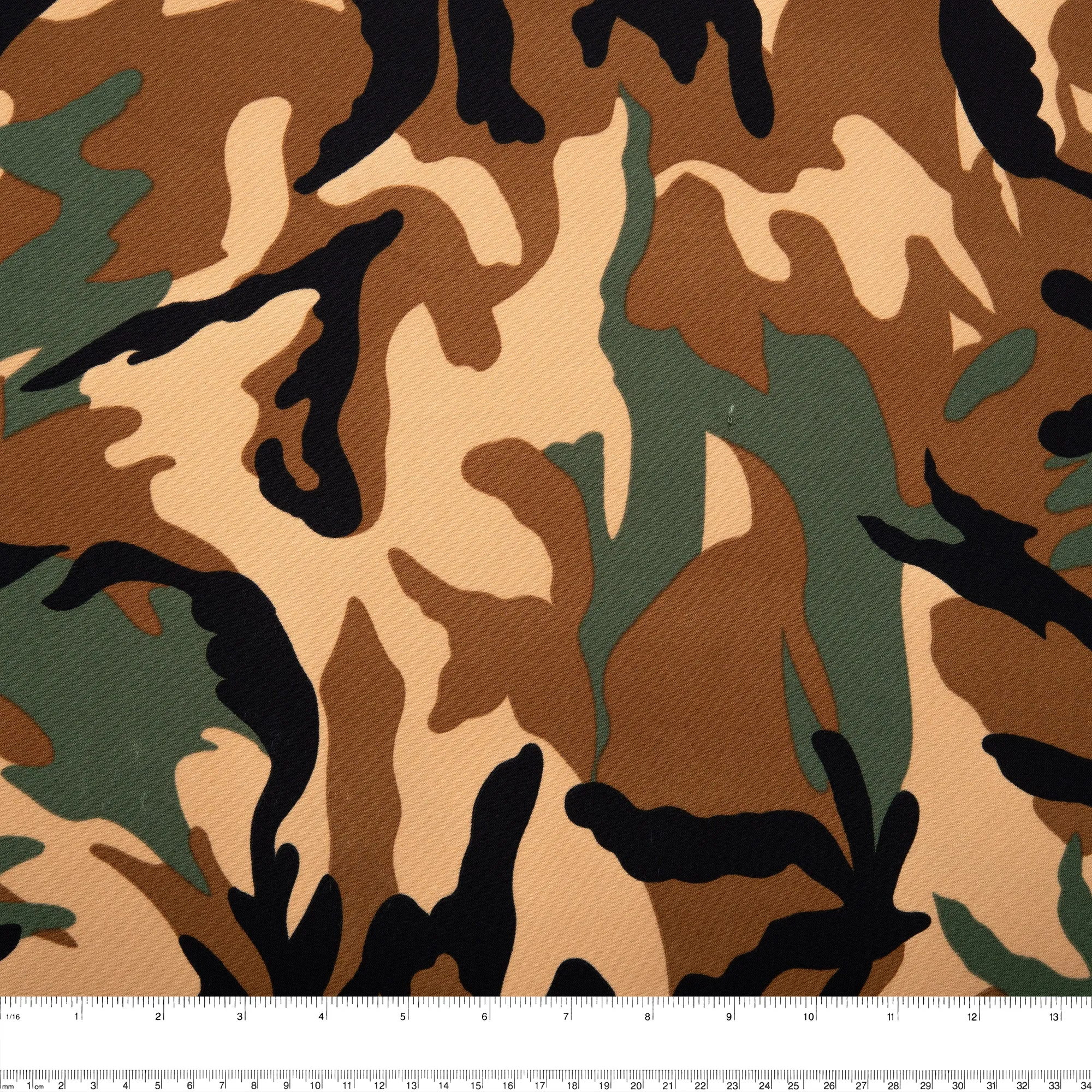 Assorted Polyester Print - Camouflage - Brown Mix