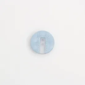 Baby Blue 'Stitched' Button