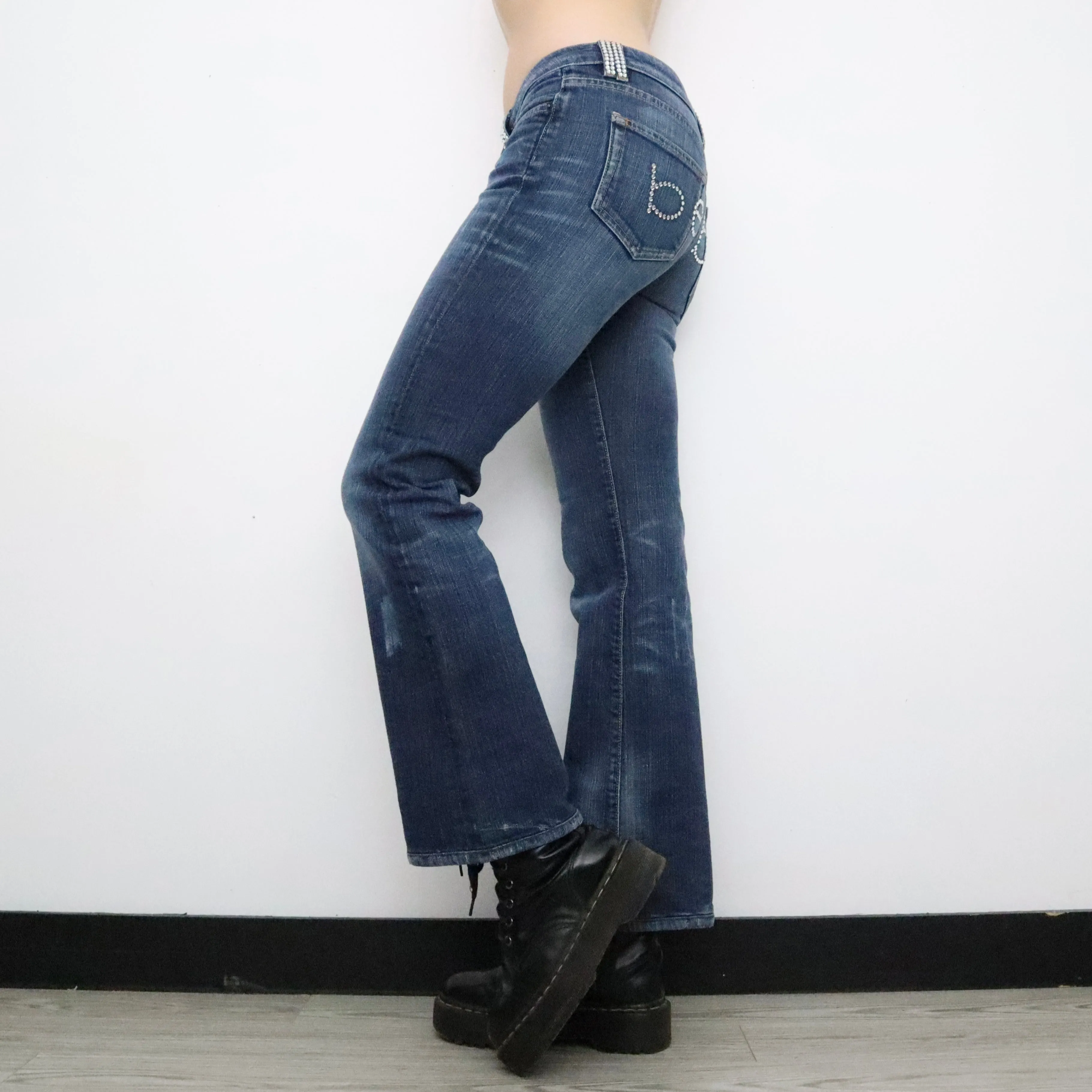 Bebe Diamanté Jeans (S-M)