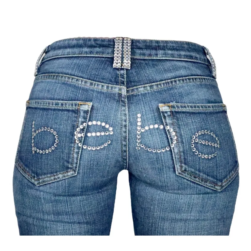 Bebe Diamanté Jeans (S-M)