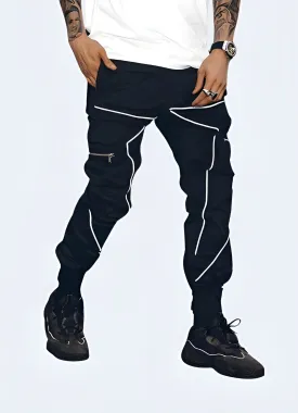 Black Reflective Pants