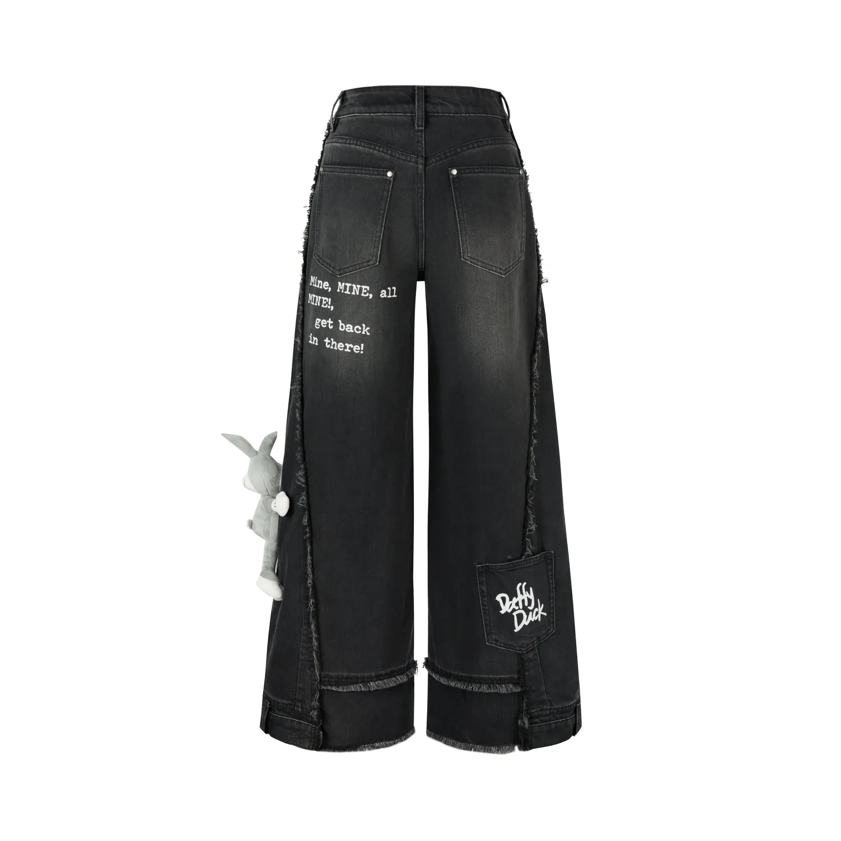 Bugs Bunny Daffy Duck Jeans in Black