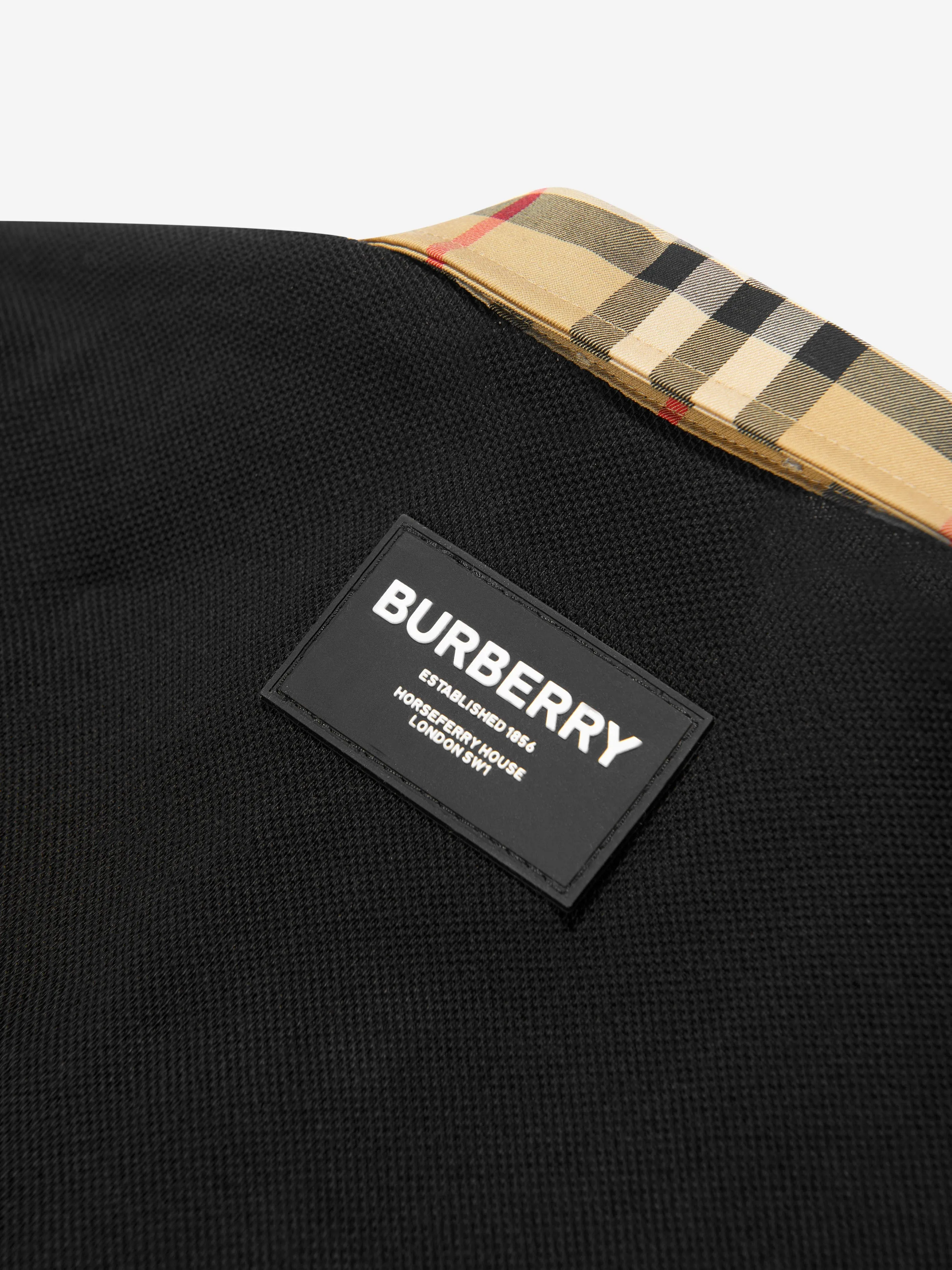 Burberry Baby Boys Mini Johane Polo Shirt In Black