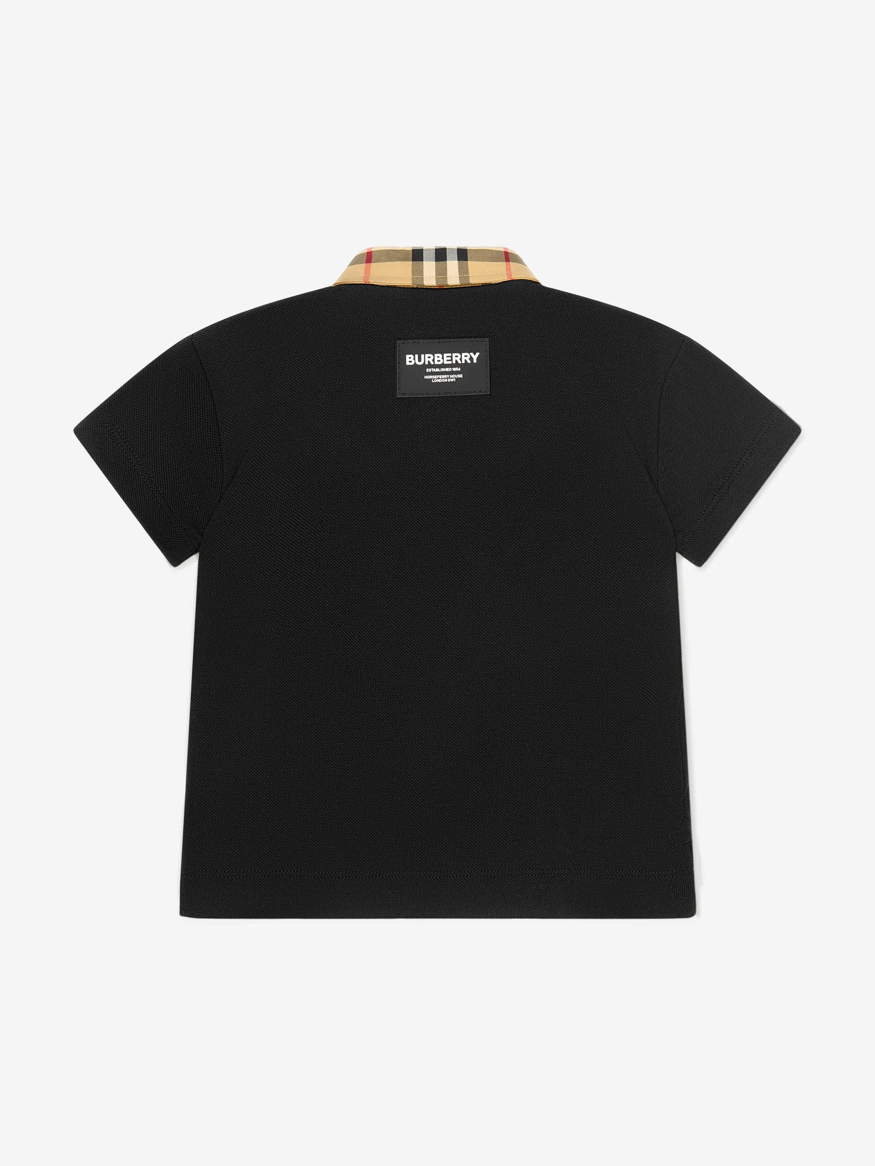 Burberry Baby Boys Mini Johane Polo Shirt In Black