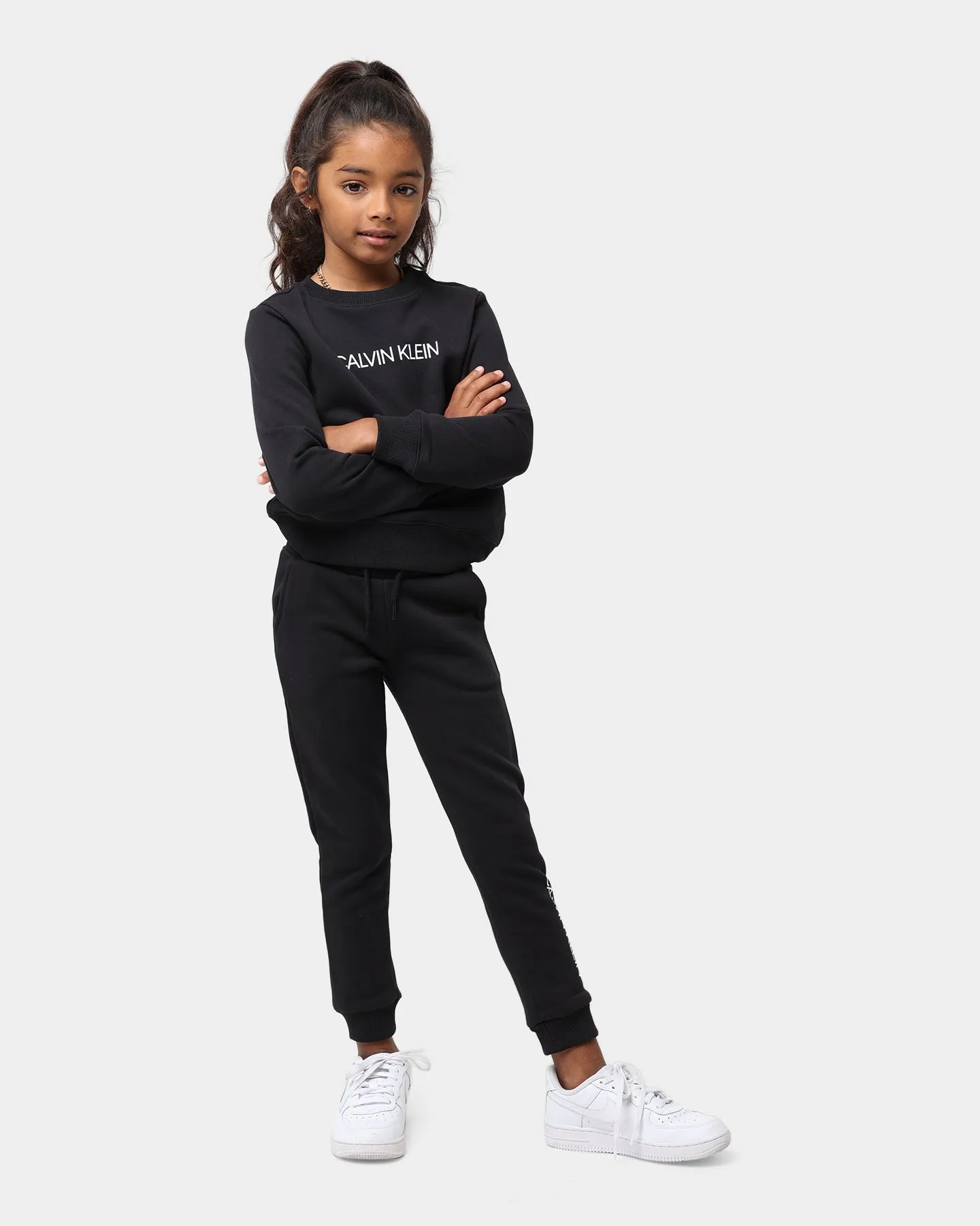 Calvin Klein Kids' Essential HWK Sweat Pants Set Black