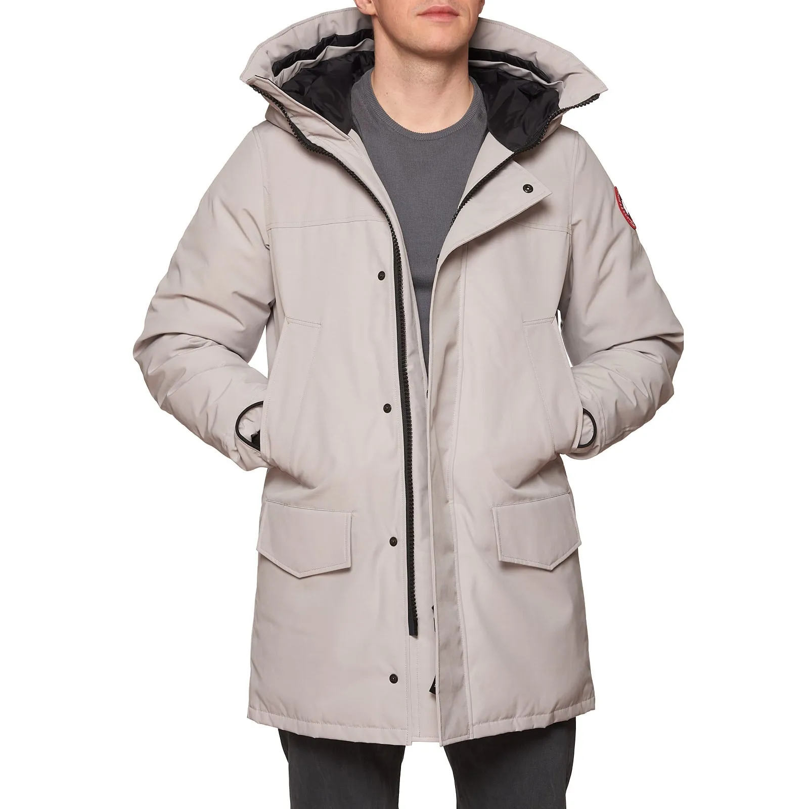 CANADA GOOSE Langford Parka 2052M47 432 Limestone Down Jacket Coat S