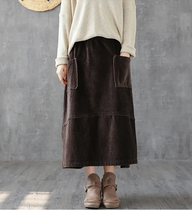 Casual Cotton  loose fitting Women's Skirts  DZA200614