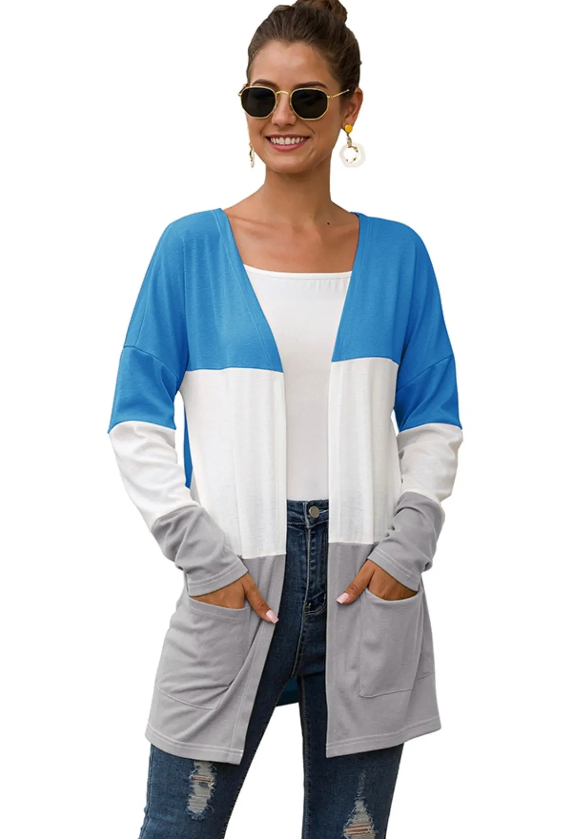 Catherine Colorblock Cardigans