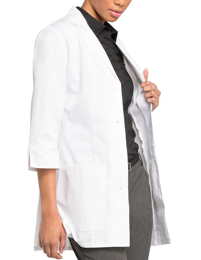 Cherokee 30.5 Inch Women's Three Quarter Sleeve White Lab Coat