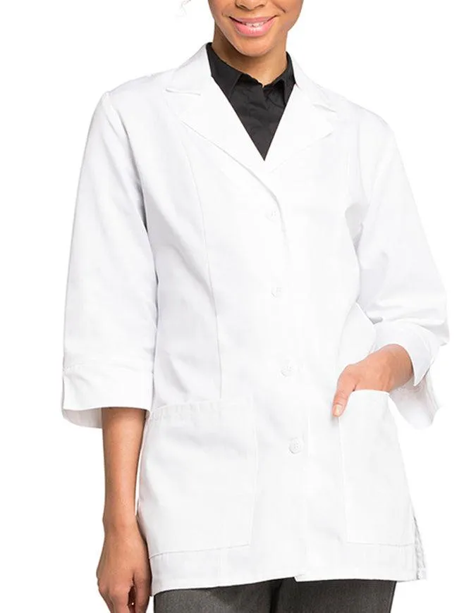 Cherokee 30.5 Inch Women's Three Quarter Sleeve White Lab Coat