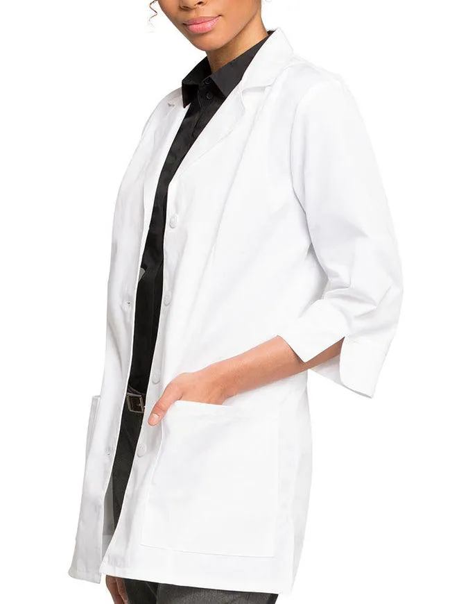 Cherokee 30.5 Inch Women's Three Quarter Sleeve White Lab Coat