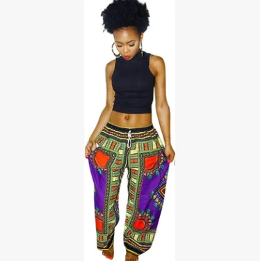 Colorful Wide Leg Casual Pants