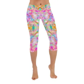 Colourful Whispers Capri Leggings up to 5 XL