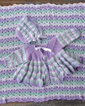 Dainty Ripple Layette Crochet Pattern