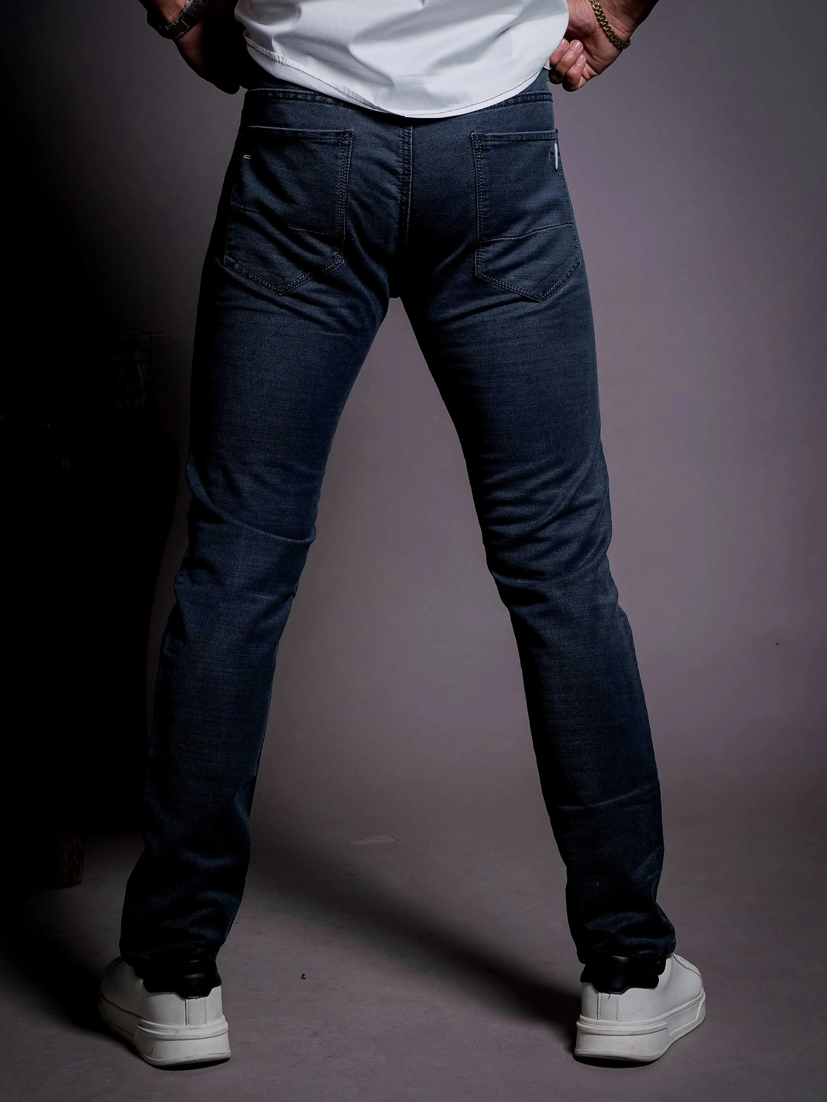 Dark Blue Skinny Stretch Jeans