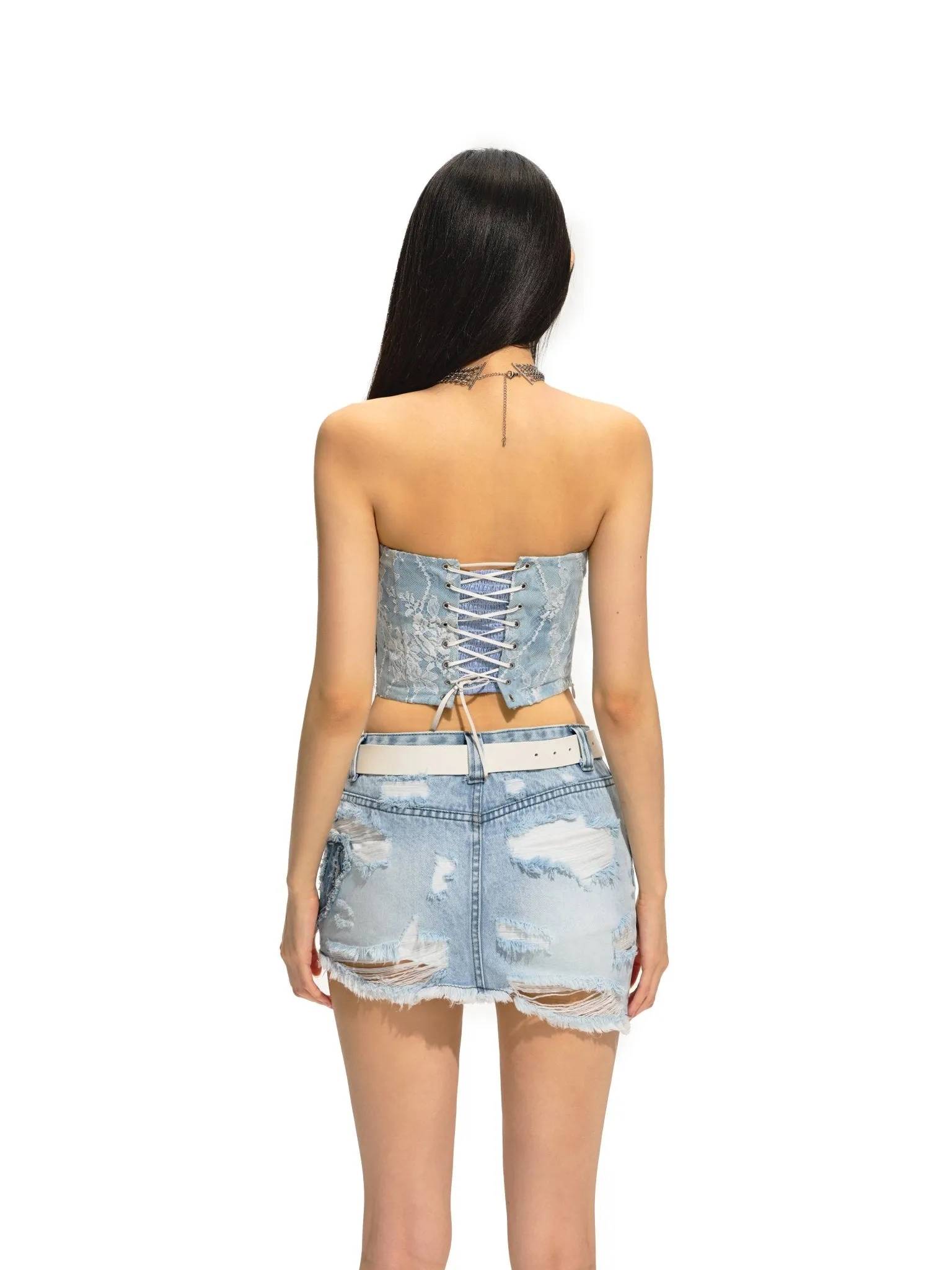 Destroyer Denim Half Skirt