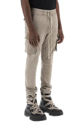 Drkshdw stretch denim cargo pants in mastodon style