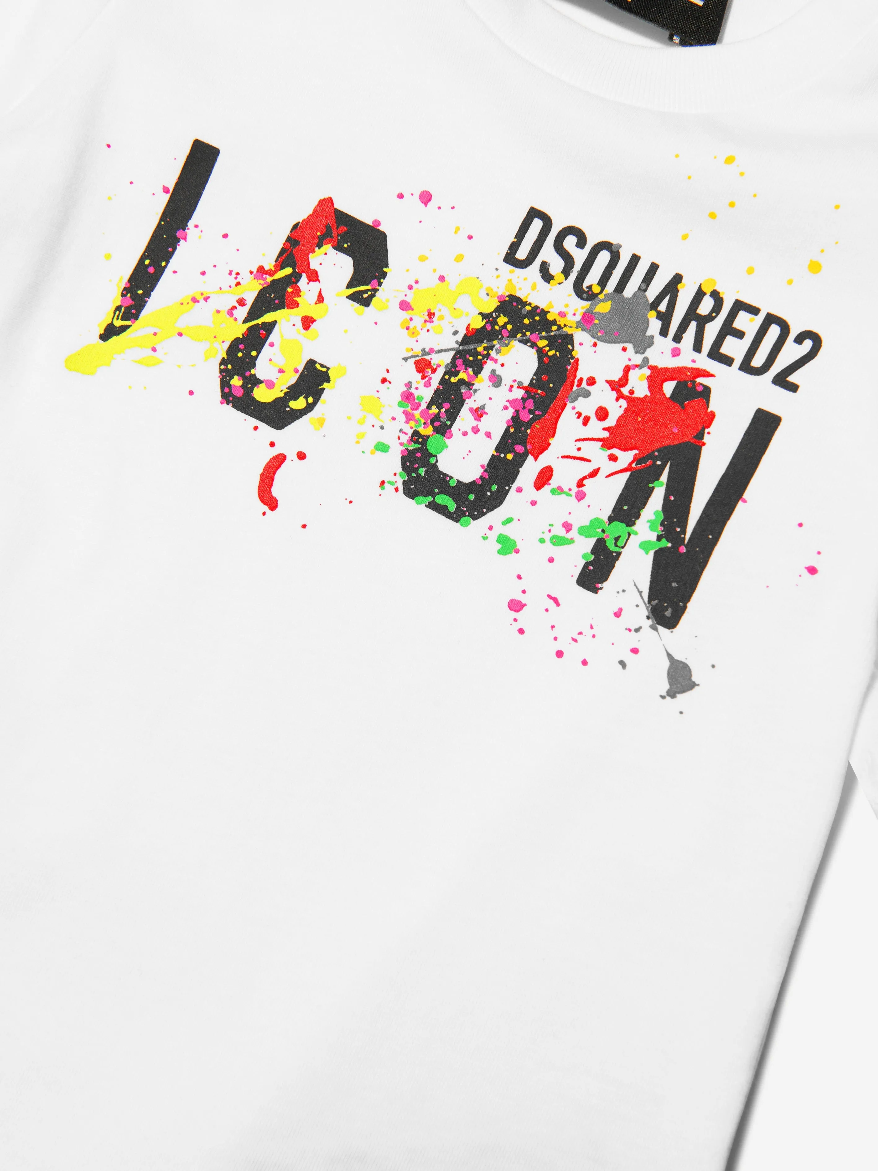 Dsquared2 Baby Paint Splatter Icon T-Shirt