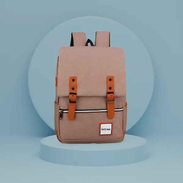 DUSTY MAE CANVAS BACKPACK (TAN)