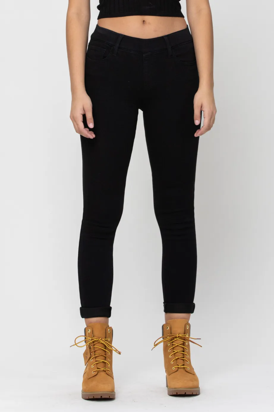 Elastic Waist Pull On Skinnies