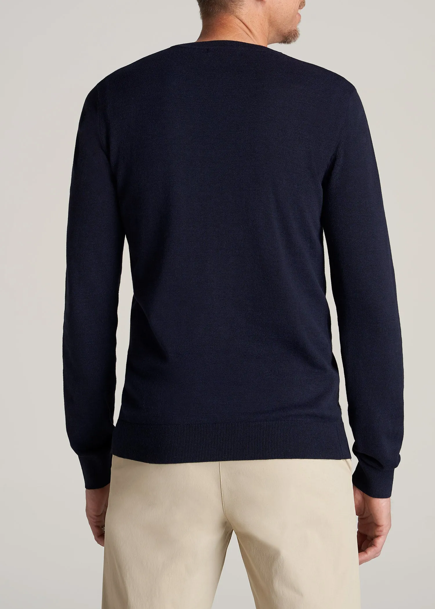 Everyday Crewneck Tall Men's Sweater in Patriot Blue