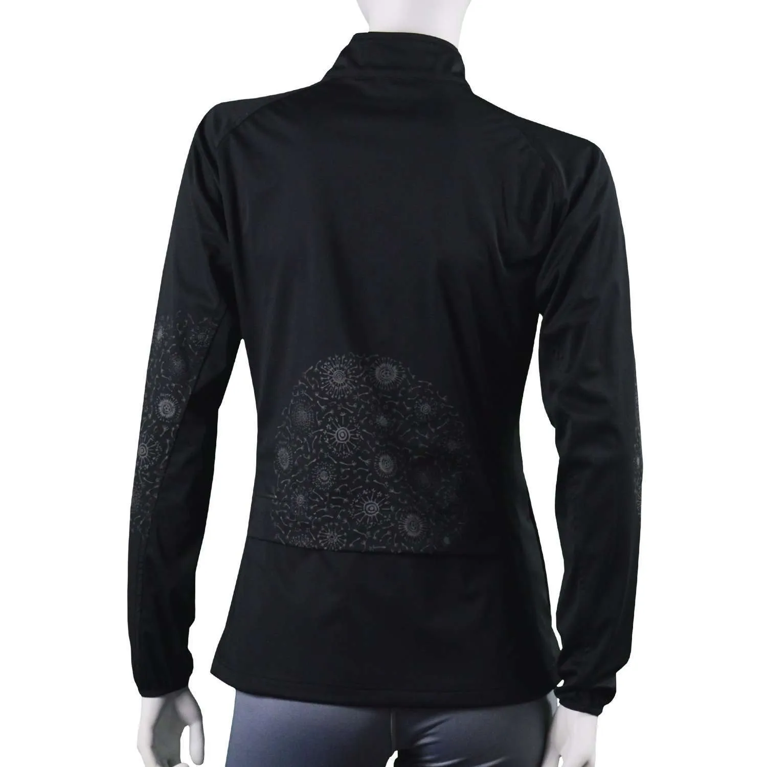 FINAL SALE: Women's Softshell Reflective Dandelion Jacket in Black