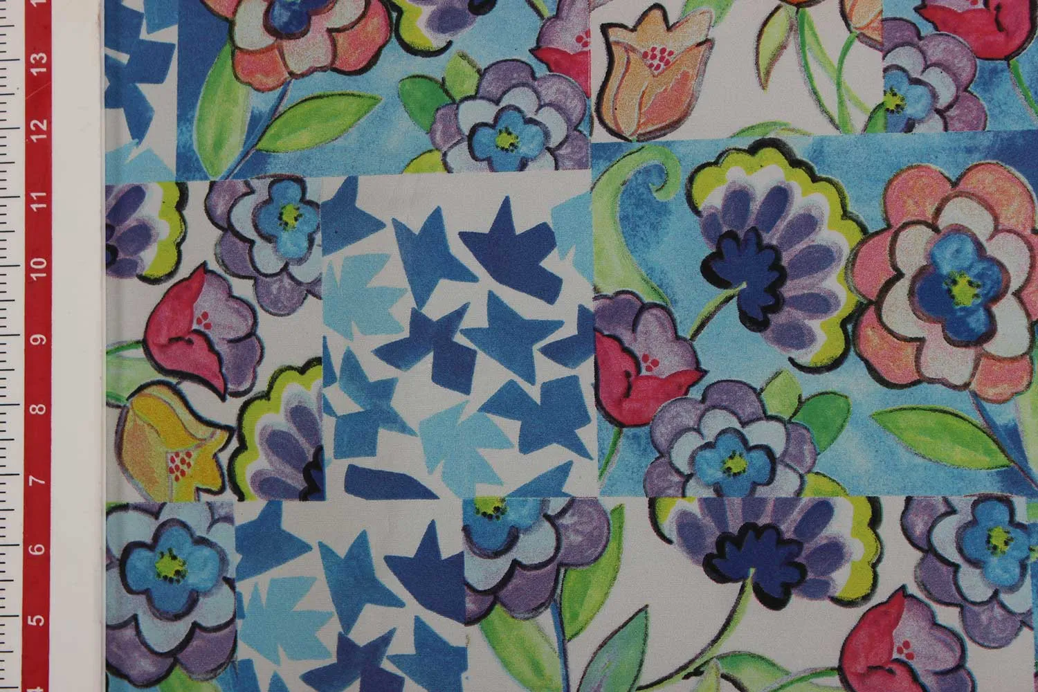 Floral Printed Crepe Fabric