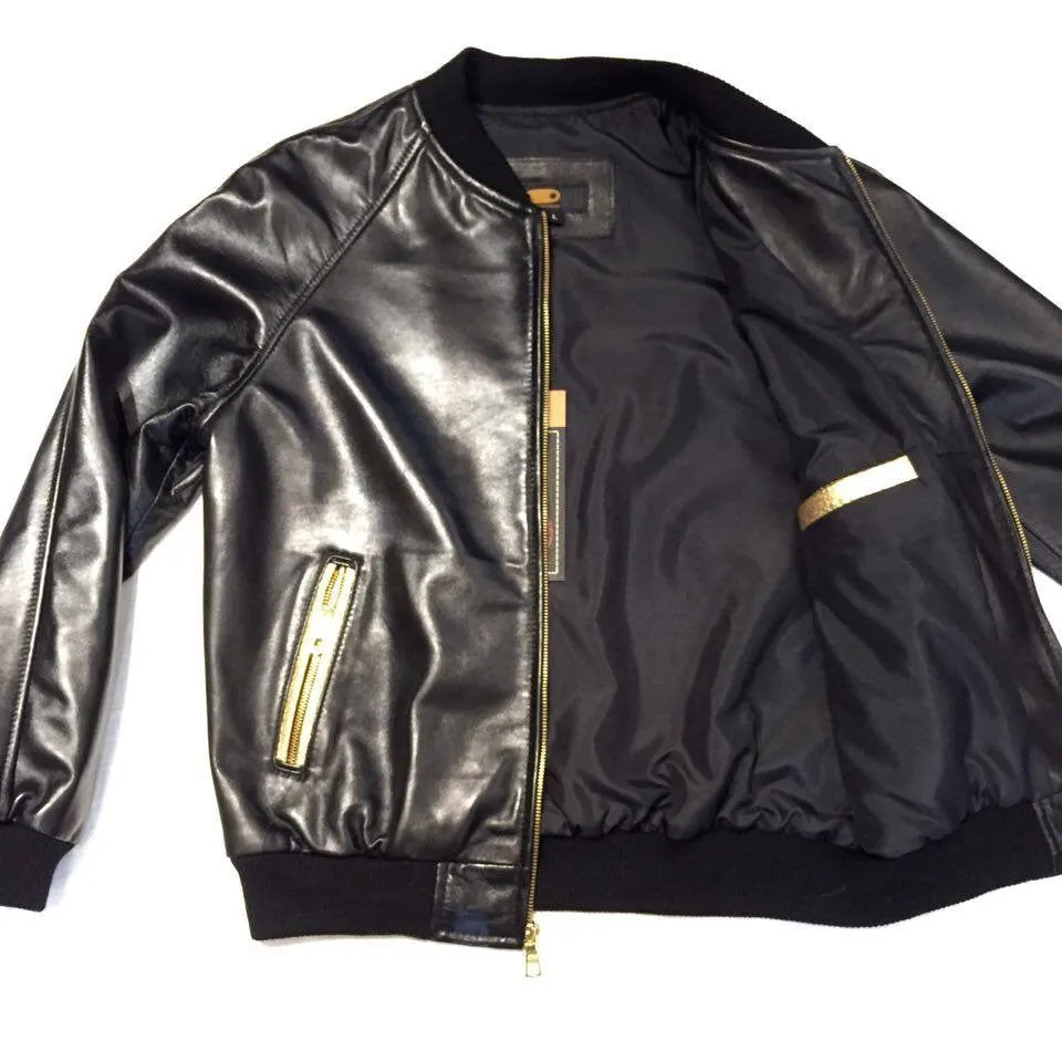 G-Gator Baby Lambskin Bomber Jacket