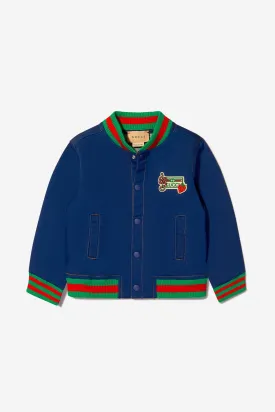 Gucci Baby Unisex Denim Bomber Jacket