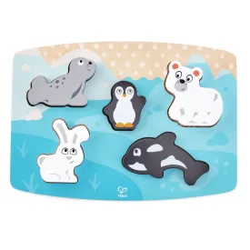 Hape Polar Animal Tactile Puzzle