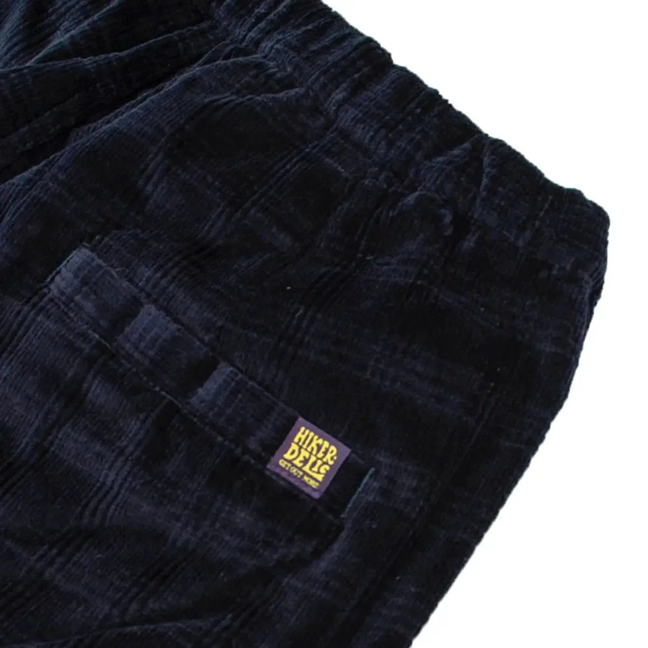 Hikerdelic Plaid Corduroy Trousers Navy