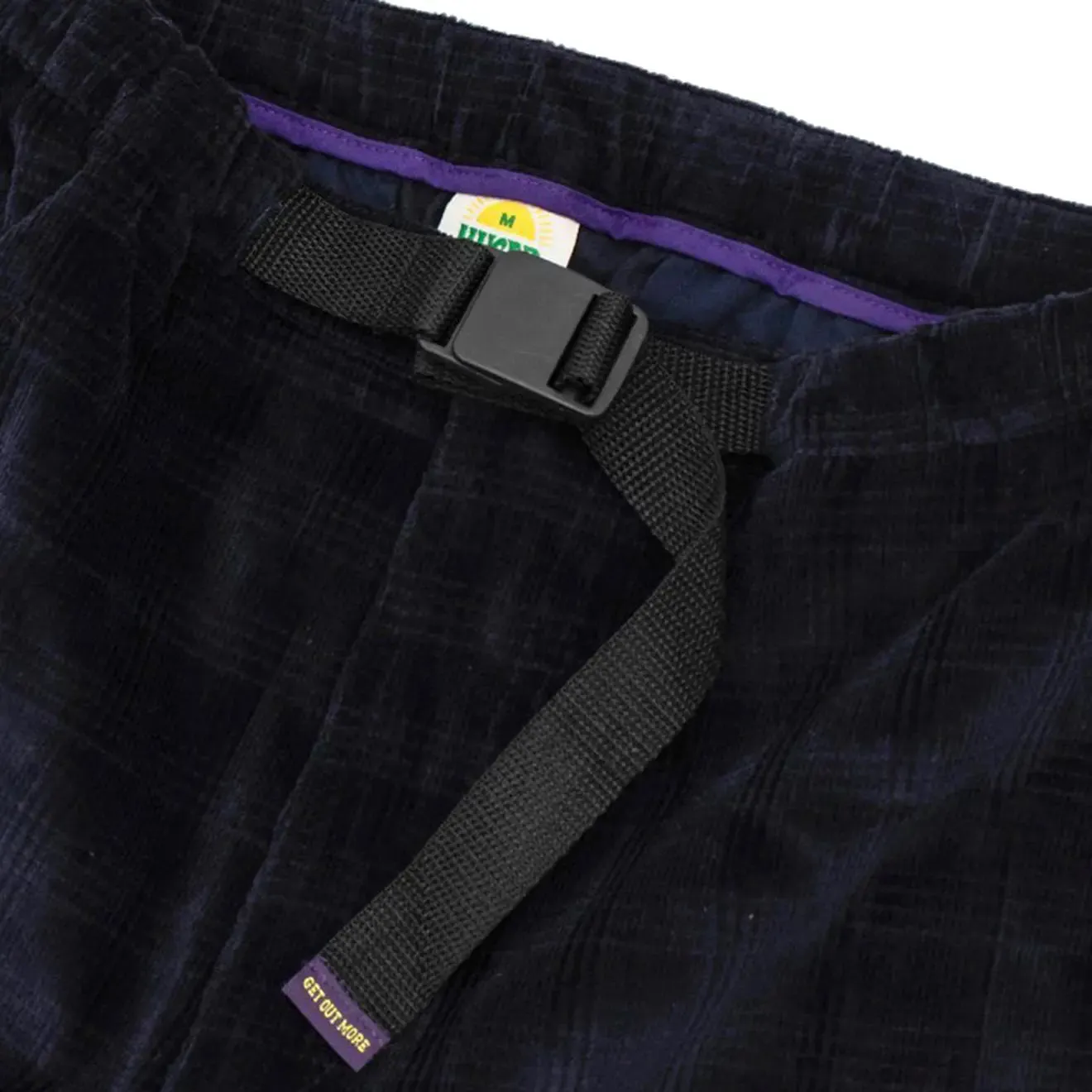 Hikerdelic Plaid Corduroy Trousers Navy