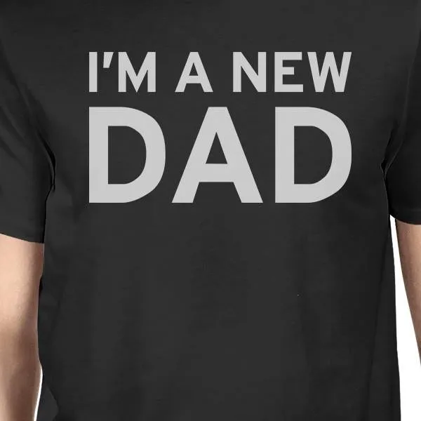 I'm A New Dad Black Dad and Baby Bodysuit Funny Gifts For Baby Shower