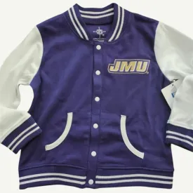 JMU Infant/Toddler/Youth Embroidered Varsity Jacket