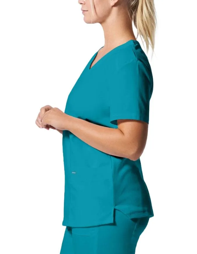 Landau ProFlex Women's 3 Pocket V-Neck Scrub Top