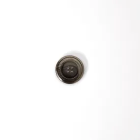 Large Dark Taupe Round Button