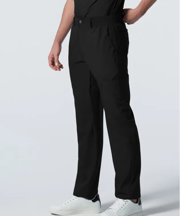 LB410 Landau Forward Men's Tapered-Leg Cargo Scrub Pants