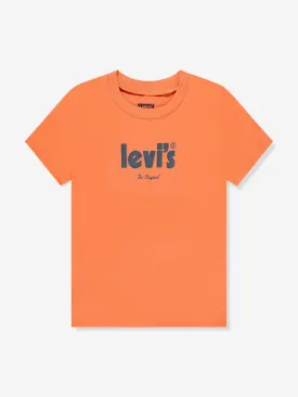 Levi's Wear Baby Boys Poster Logo Original T-Shirt in Orange