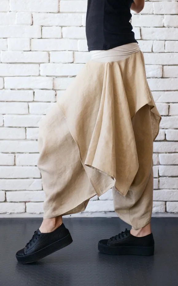 Linen Harem Pants