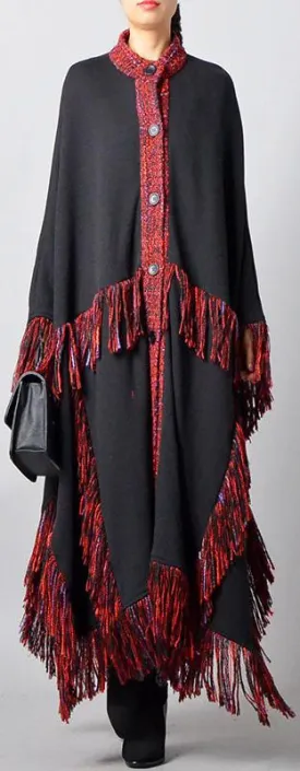 Long Fringed Poncho